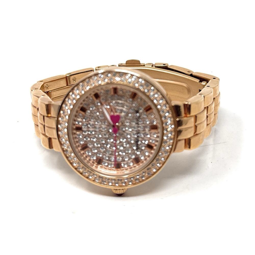 Betsey Johnson Women's BJ00429-02 Analog Display Quartz Rose Gold Watch